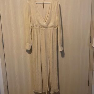 Baltic Born Imitation Dress, Cream Sparkle